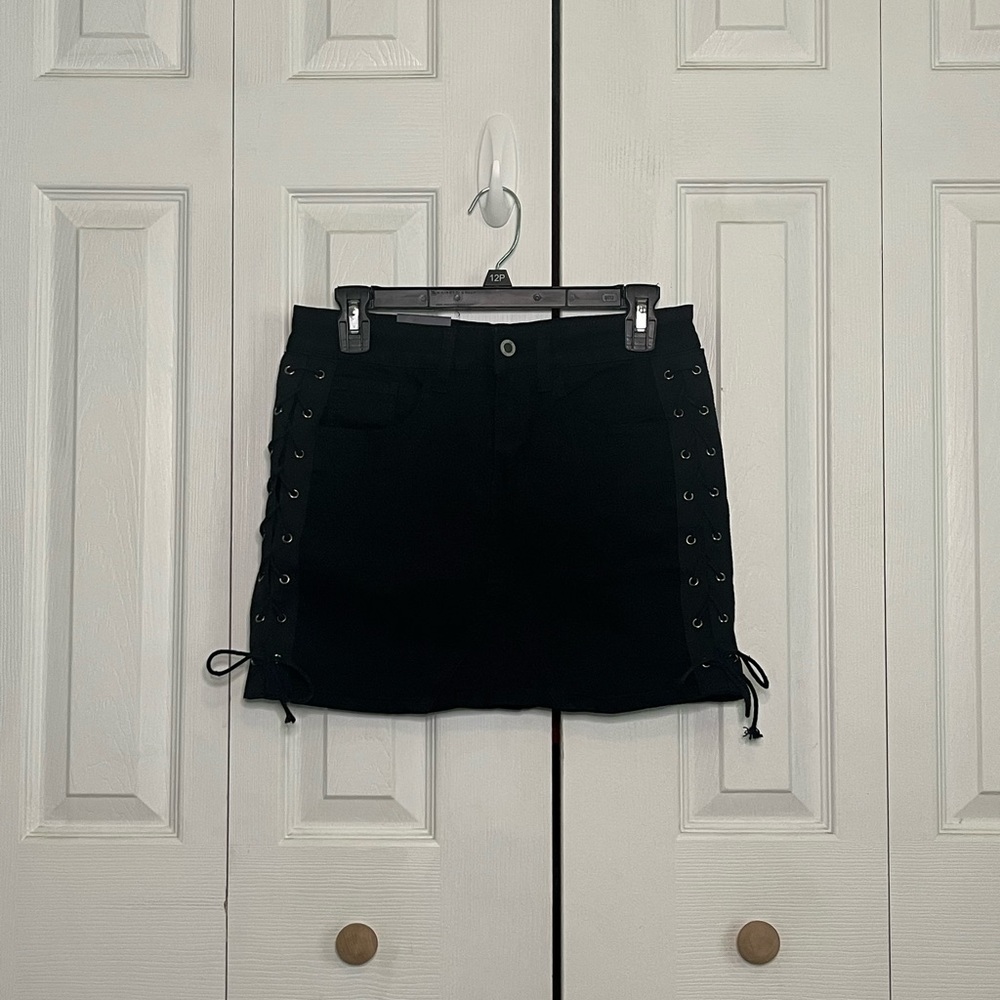 ❗️Closet Clear Out❗️Angel Kiss Black Mini Skirt